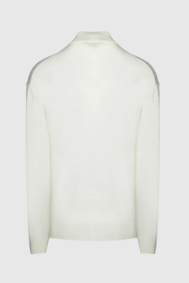 Cesare di Napoli man men's cardigan made of wool and silk, white buy with prices and photos 154533 - photo 2