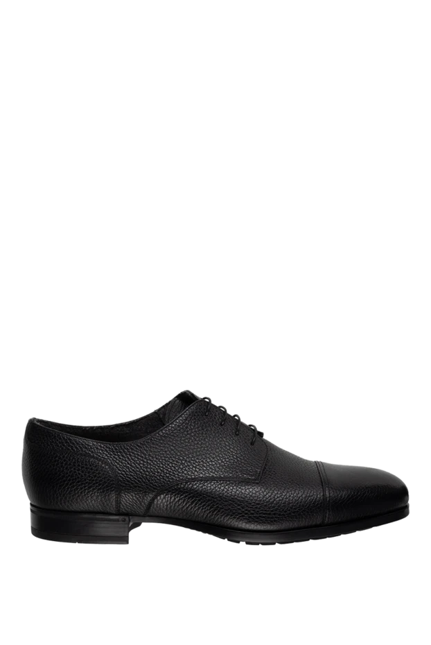 Doucal`s man men's black leather shoes buy with prices and photos 154574 - photo 1