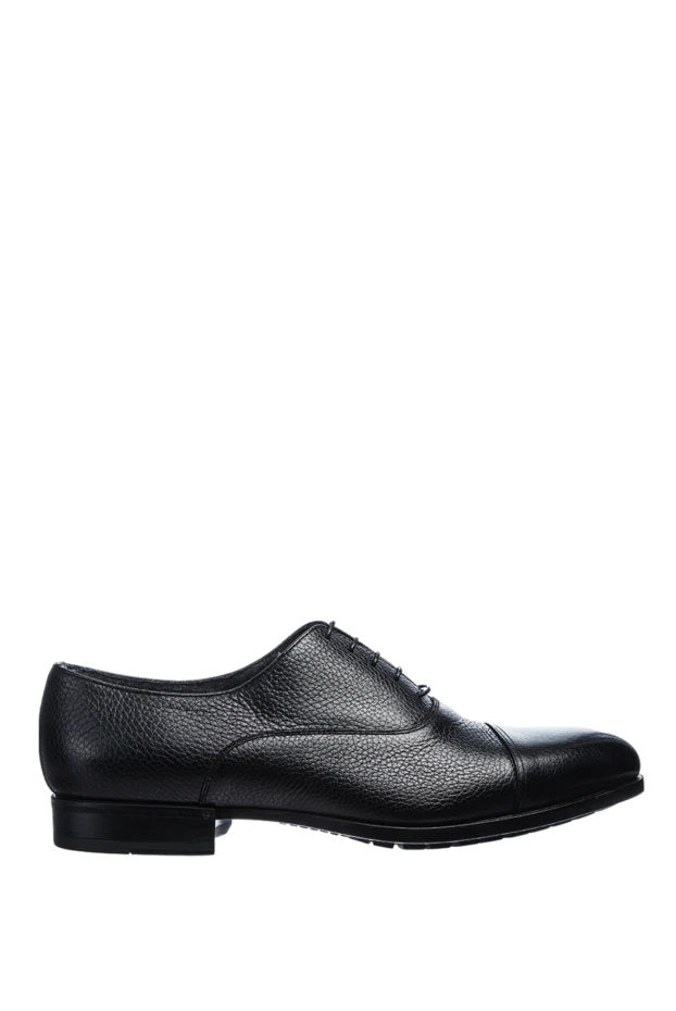 Doucal`s мужские туфли мужские из кожи черные купить с ценами и фото 154576 - фото 1