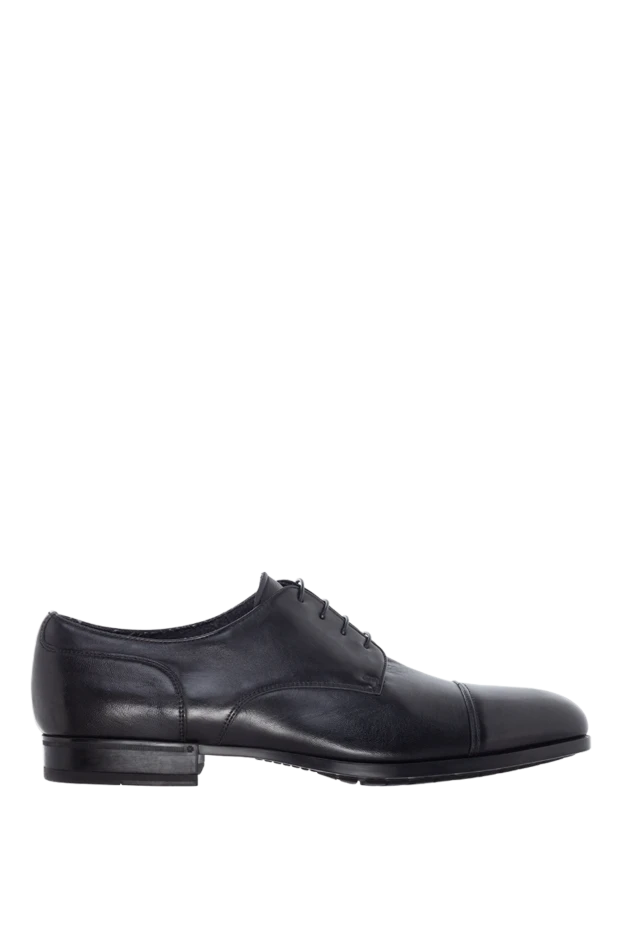 Doucal`s мужские туфли мужские из кожи черные купить с ценами и фото 154577 - фото 1