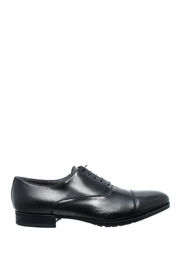 Doucal`s мужские туфли мужские из кожи черные купить с ценами и фото 154581 - фото 1