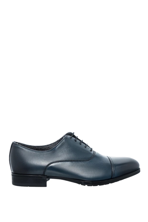 Doucal`s shoes for men made of leather blue 154582 - photo 1