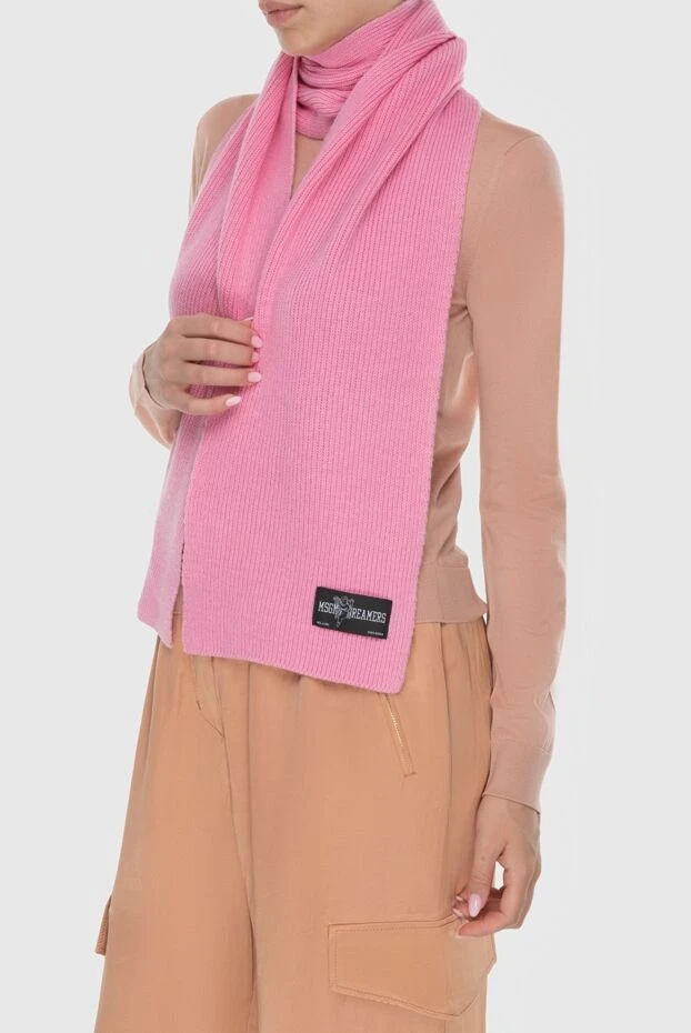 MSGM woman pink scarf for women 154640 - photo 2