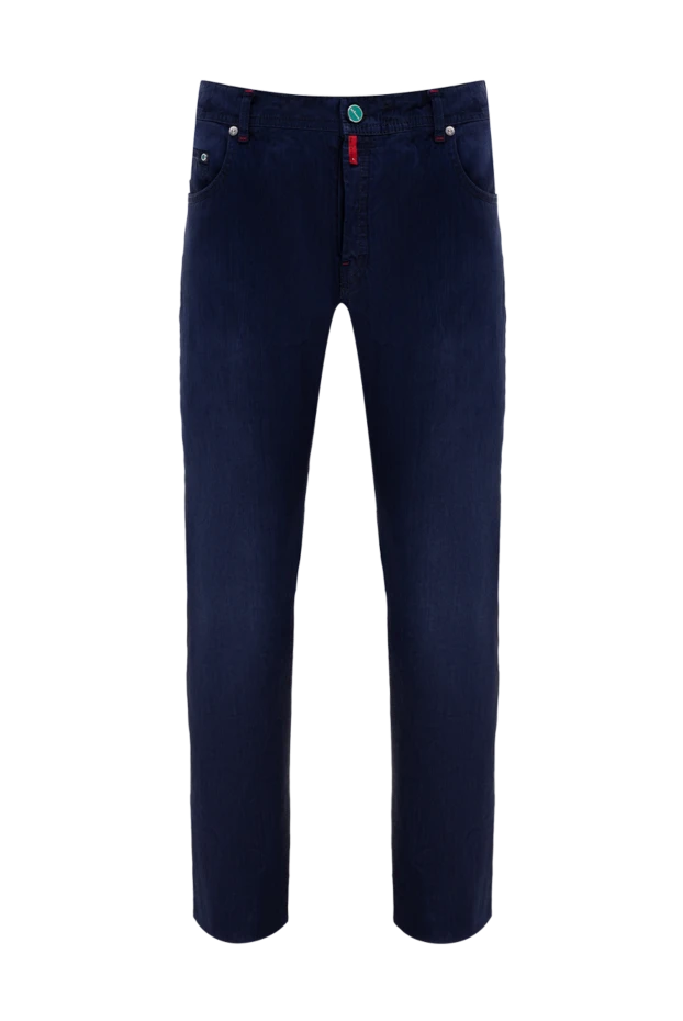 Kiton мужские джинсы из хлопка черные мужские купить с ценами и фото 154645 - фото 1