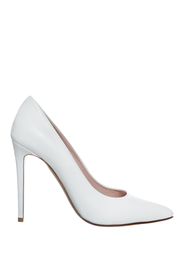 Francesco Sacco women's white leather shoes with high heels 154660 - photo 1