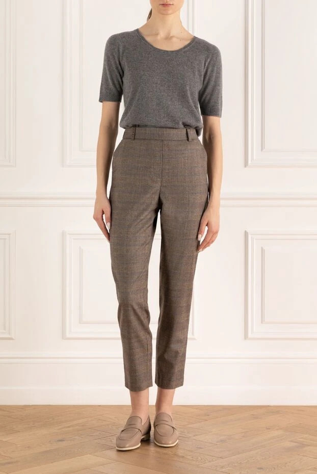 Peserico woman gray trousers for women 154665 - photo 2