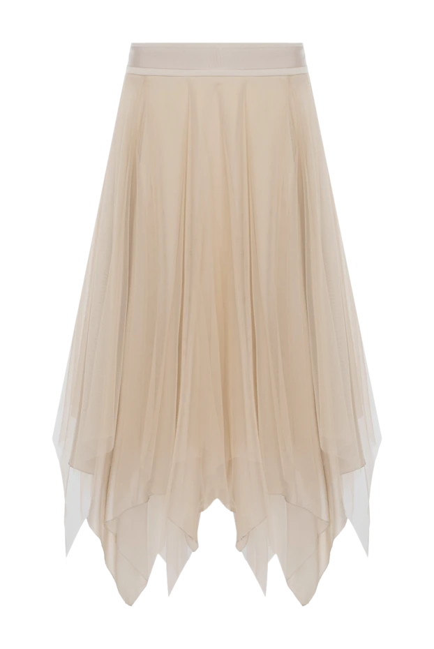 Peserico женские юбка из полиамида бежевая женская купить с ценами и фото 154669 - фото 1