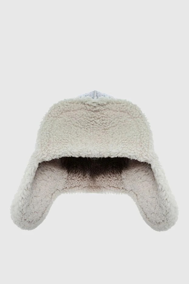 FG Furs женские шапка из кожи и меха серая женская купить с ценами и фото 154866 - фото 1