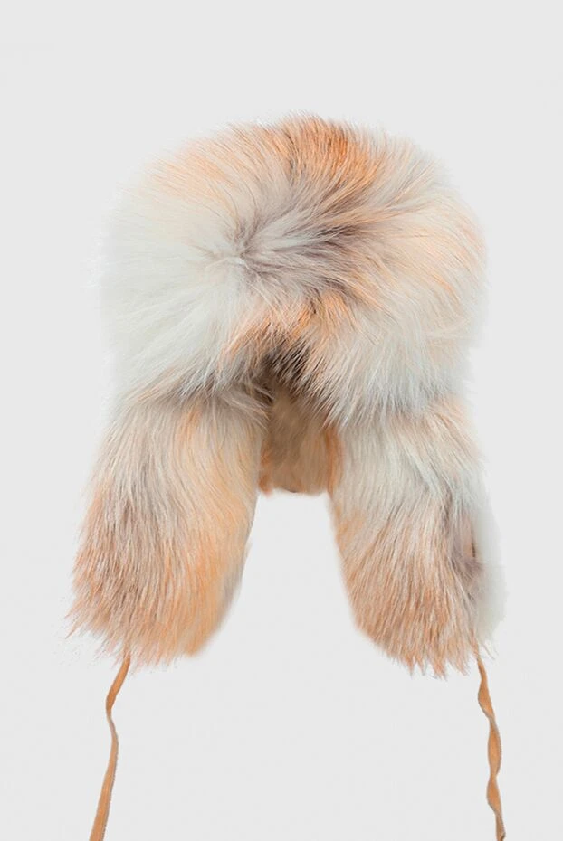 FG Furs beige fox beanie hat for women 154874 - photo 1