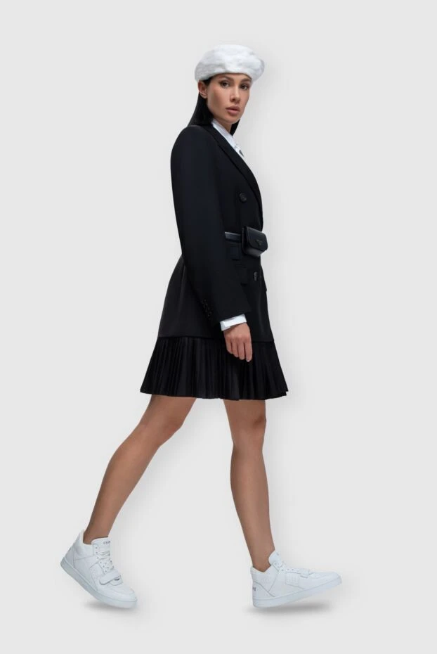 FG Furs white women's fur beret 154875 - photo 3