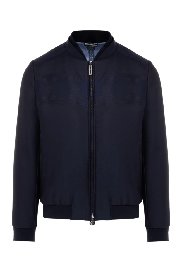 Куртка из кашемира синяя мужская - фото 1