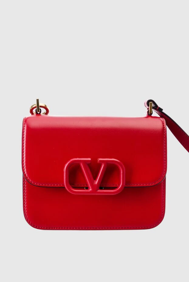Valentino жіночі сумка зі шкіри червона жіноча купити фото з цінами 154936 - фото 1