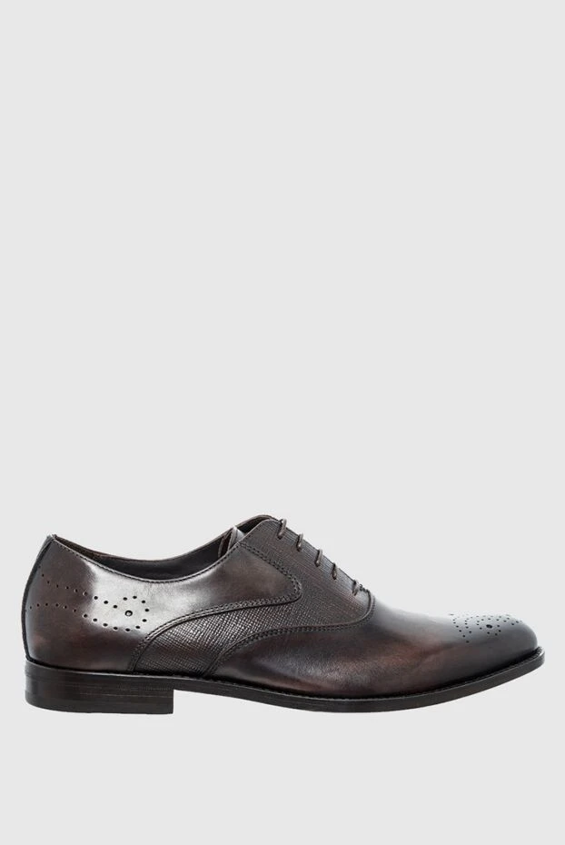 Roberto Morelli мужские туфли мужские из кожи коричневые купить с ценами и фото 154992 - фото 1