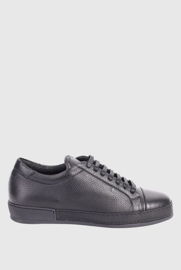 Cesare di Napoli man black leather sneakers for men buy with prices and photos 155008 - photo 1
