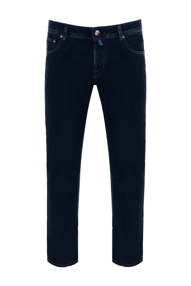 Jacob Cohen чоловічі джинси з бавовни та еластану сині чоловічі купити фото з цінами 155013 - фото 1