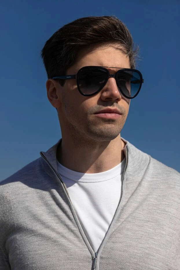 Cesare di Napoli mens light grey tracksuit with stand-up collar 155025 - photo 2