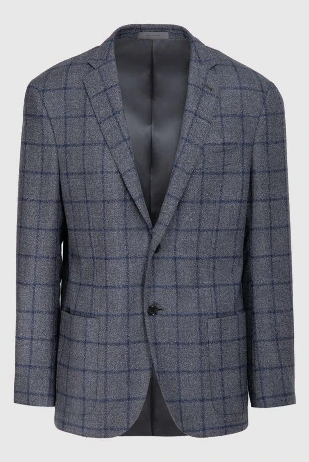 Corneliani gray wool and polyester jacket for men 155037 - photo 1