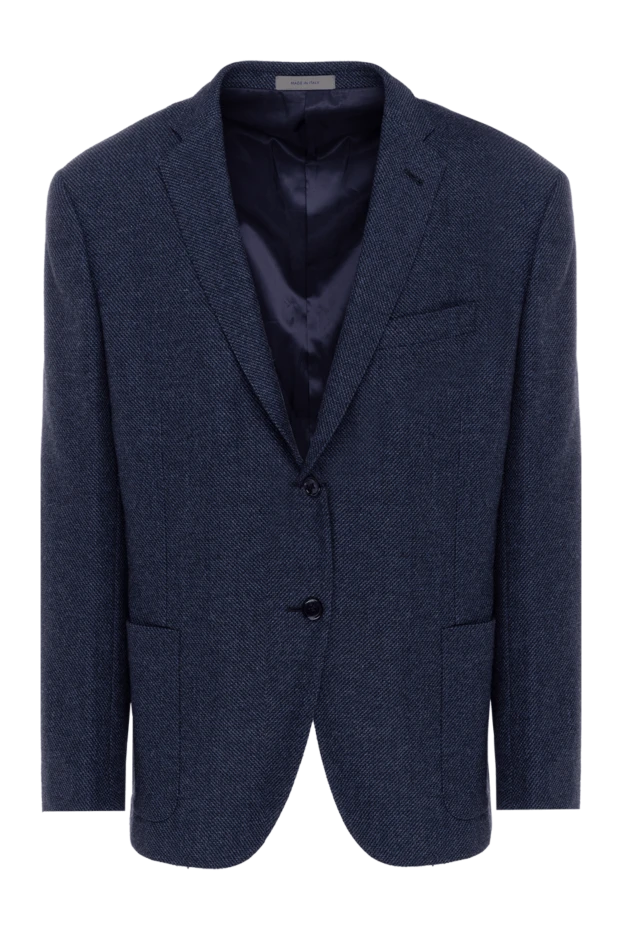 Corneliani мужские пиджак из шерсти и кашемира синий мужской купить с ценами и фото 155039 - фото 1