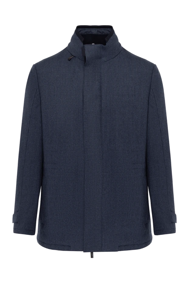 Corneliani чоловічі куртка з вовни синя чоловіча купити фото з цінами 155042 - фото 1