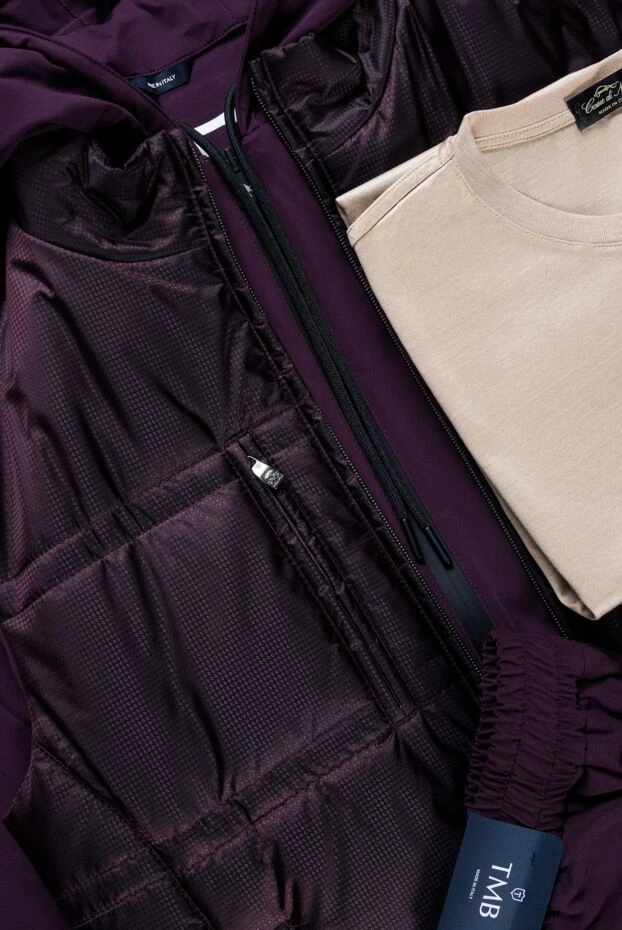 Corneliani polyester vest burgundy for men 155066 - photo 2