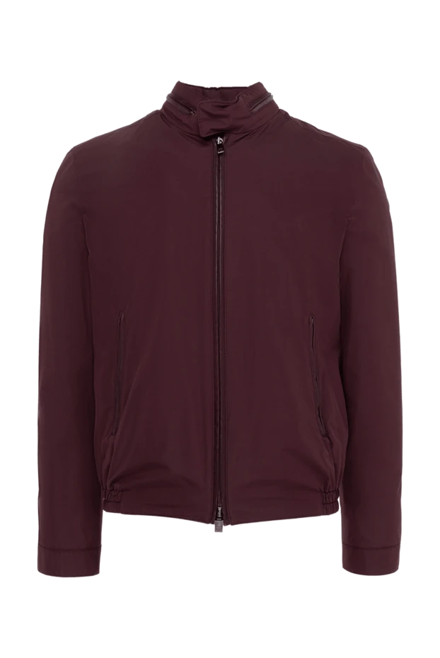 Corneliani мужские куртка из полиэстера бордовая мужская купить с ценами и фото 155069 - фото 1