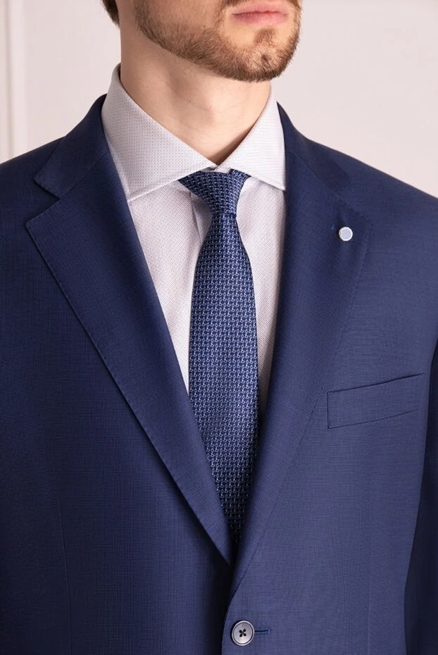 Corneliani man blue silk tie for men buy with prices and photos 155075 - photo 2