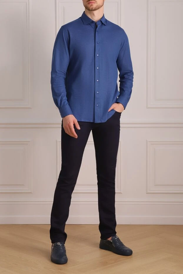 Jacob Cohen чоловічі джинси сині чоловічі купити фото з цінами 155083 - фото 2