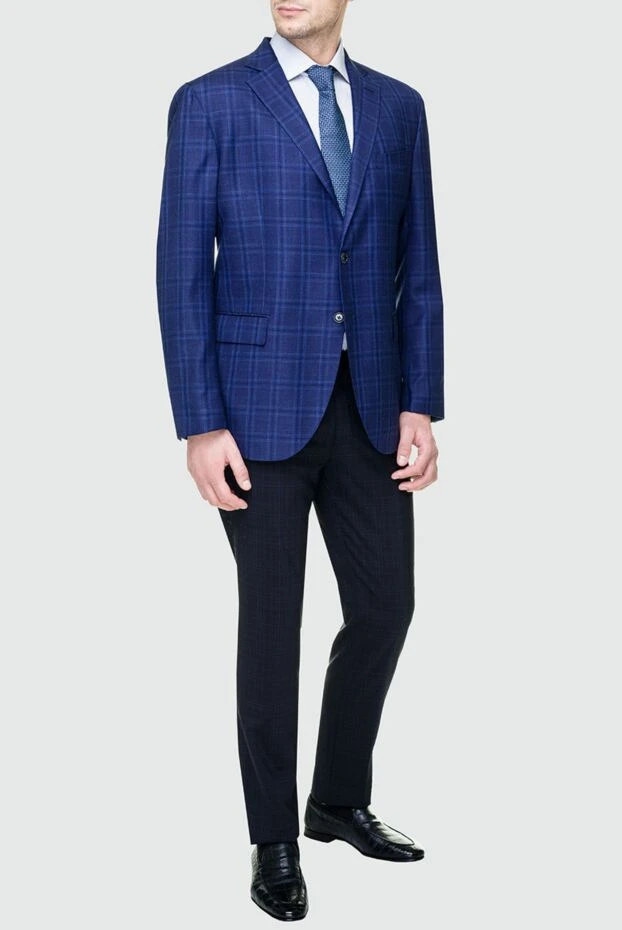 Lubiam man blue wool jacket for men 155086 - photo 2