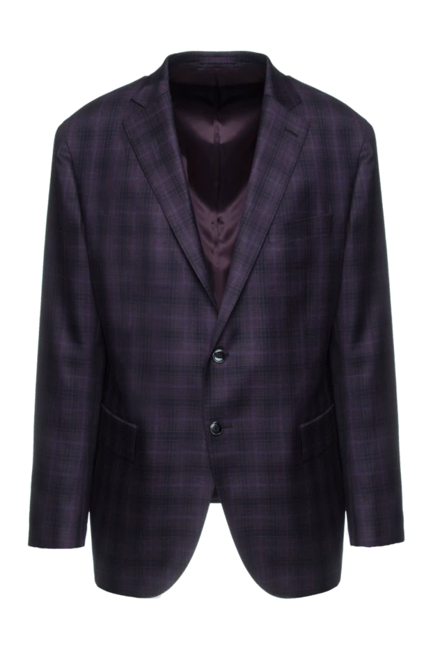 Lubiam man men's purple wool jacket buy with prices and photos 155092 - photo 1