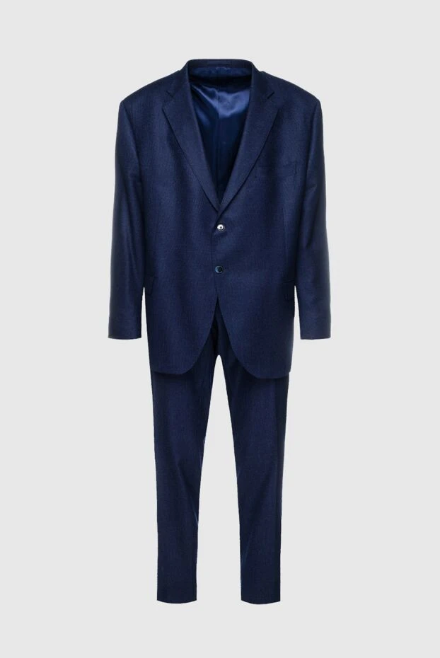 Lubiam man men's suit made of wool, blue buy with prices and photos 155093 - photo 1