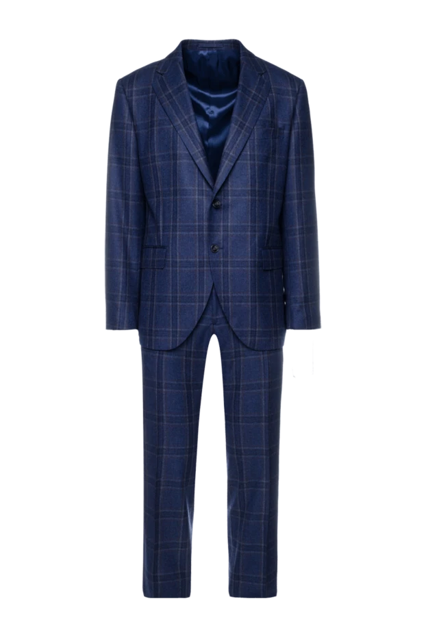 Lubiam man men's suit made of wool, blue buy with prices and photos 155095 - photo 1