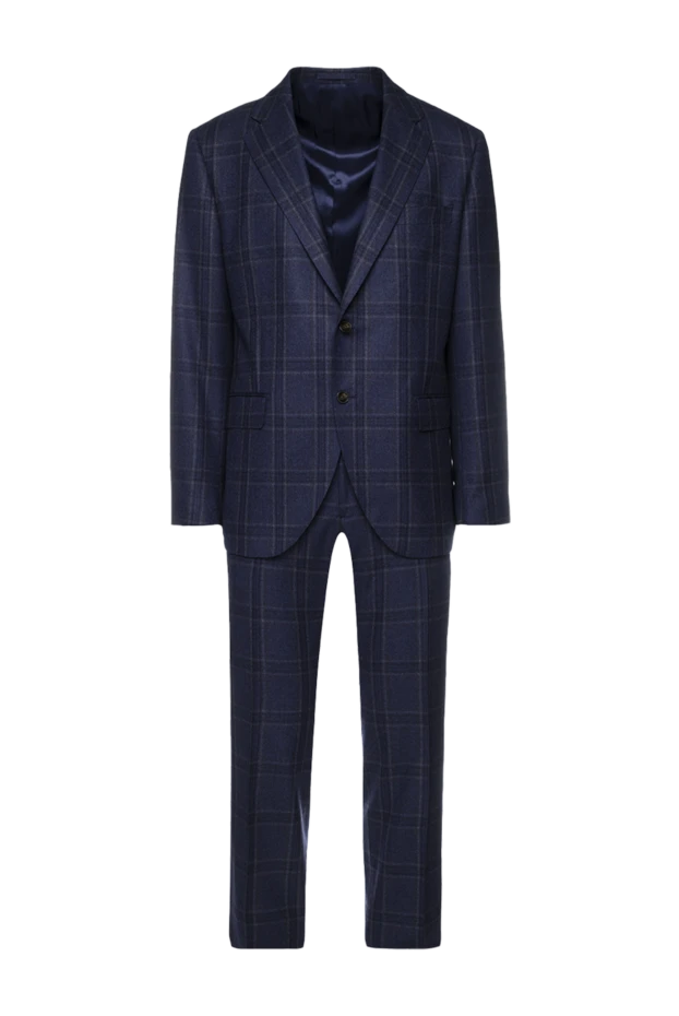 Lubiam men's suit made of wool blue 155095 - photo 1