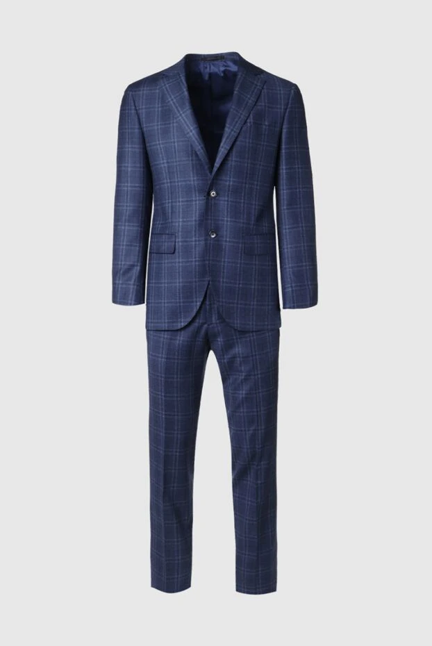Lubiam man men's suit made of wool, blue buy with prices and photos 155097 - photo 1