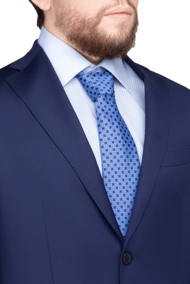Stefano Ricci blue silk tie for men 155186 - photo 3