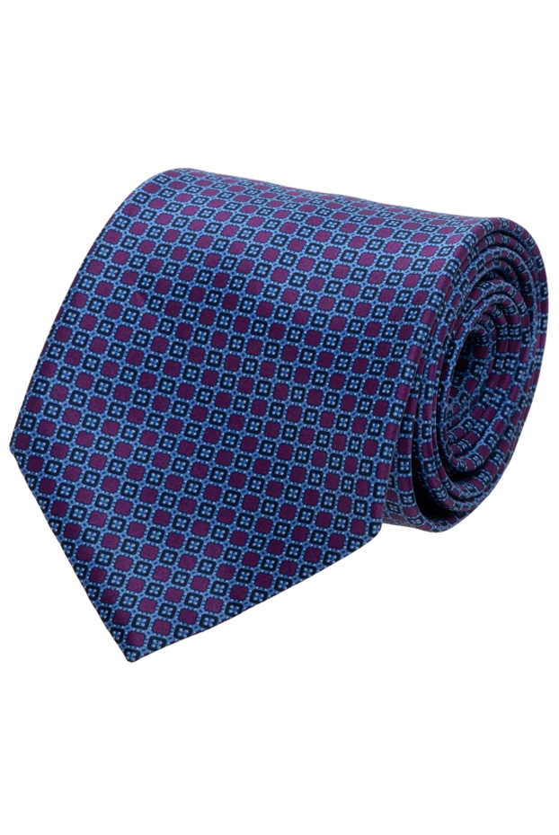 Stefano Ricci галстук из шелка голубой мужской 155191 - фото 1