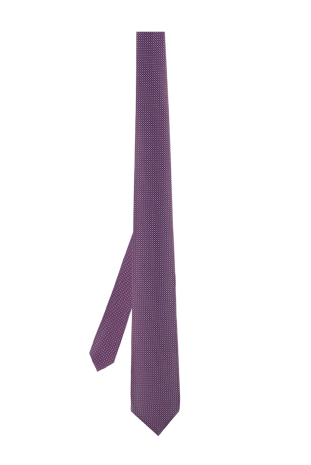 Stefano Ricci краватка з шовку фіолетова чоловіча 155195 - фото 3