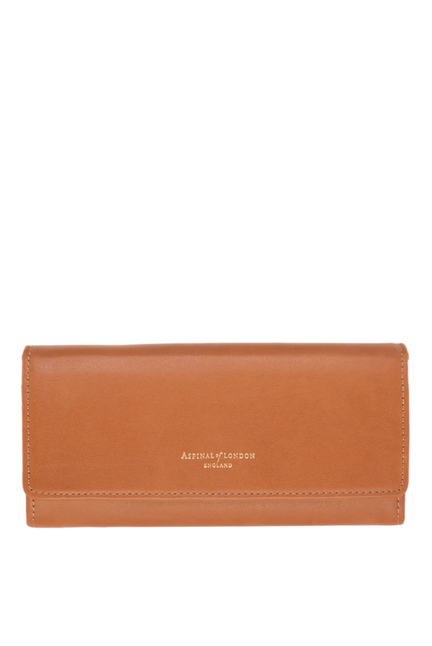 Aspinal of London woman brown leather wallet for women 155260 - photo 1