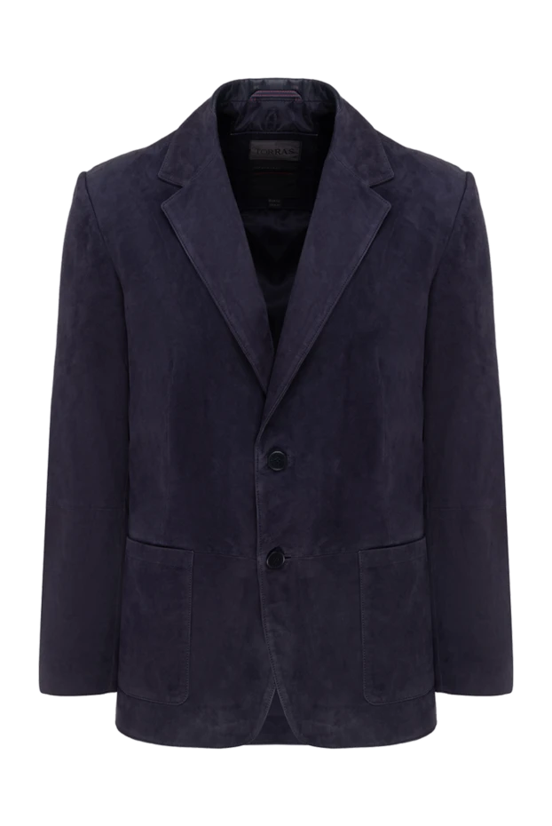 Torras man blue suede jacket for men 155278 - photo 1