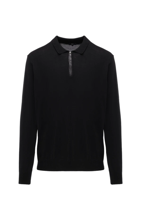 Torras man cashmere & alligator long sleeve polo black for men buy with prices and photos 155284 - photo 1