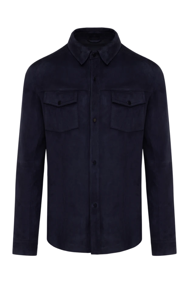 Torras man blue suede jacket for men 155293 - photo 1