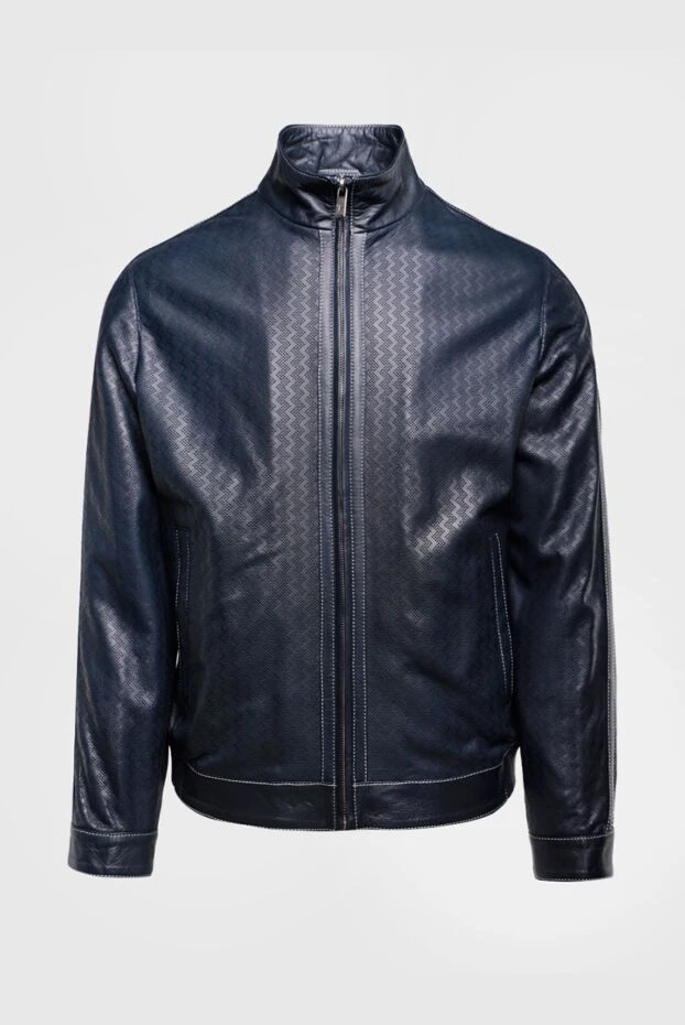 Torras man blue leather jacket for men 155299 - photo 1