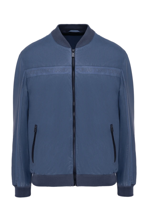 Torras мужские куртка кожаная голубая мужская купить с ценами и фото 155300 - фото 1
