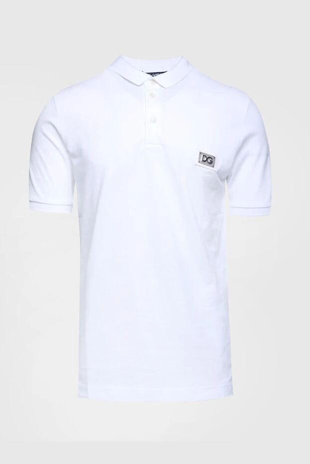 Dolce & Gabbana polo made of cotton white for men 155329 - photo 1