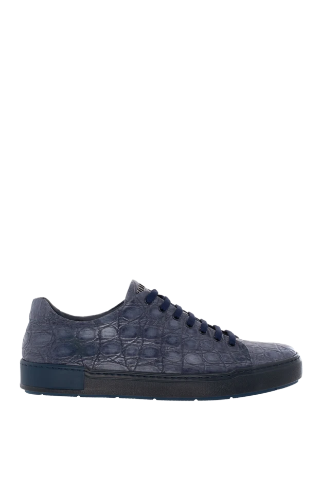 Zilli man blue alligator sneakers for men buy with prices and photos 155349 - photo 1