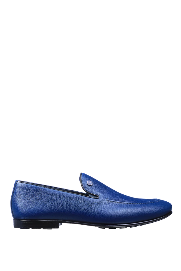 Zilli blue leather loafers for men 155354 - photo 1