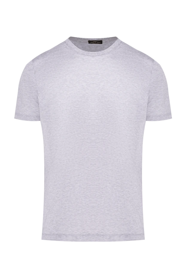 Cesare di Napoli мужские футболка из хлопка серая мужская купить с ценами и фото 155377 - фото 1