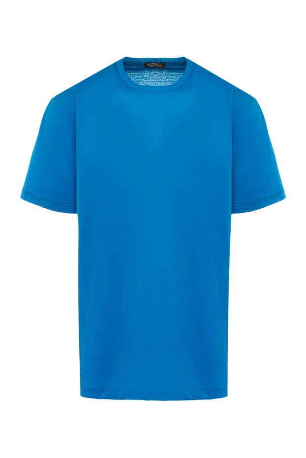 Cesare di Napoli blue cotton t-shirt for men 155394 - photo 1