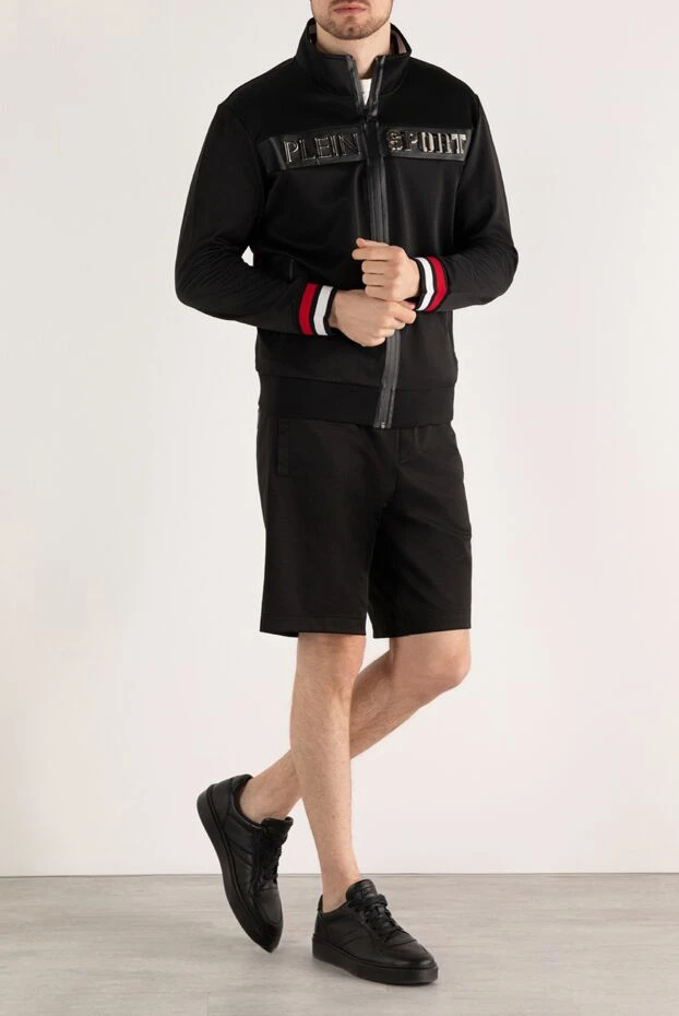 Plein Sport man men's sports suit made of polyamide, black buy with prices and photos 155418 - photo 2