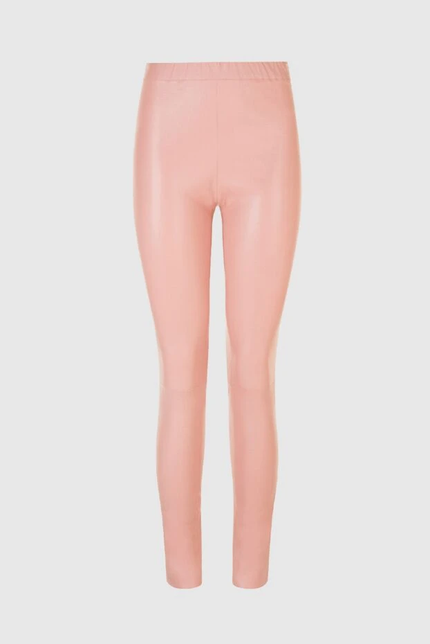 Max&Moi woman pink leather trousers for women 155458 - photo 1