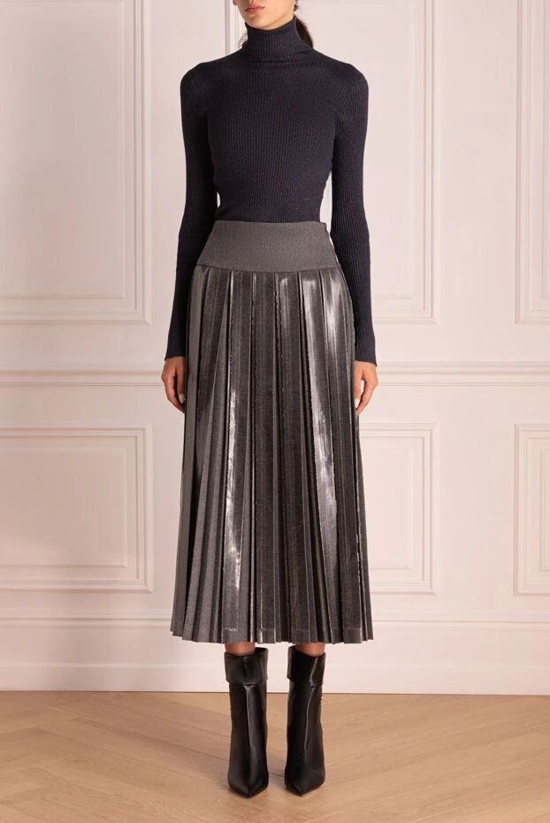 Panicale woman gray skirt for women 155472 - photo 2